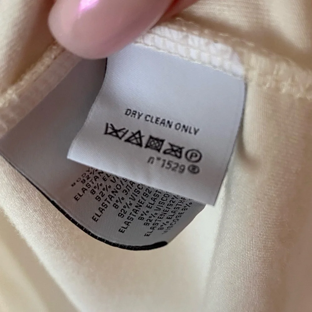Ralph Lauren Black Label Ivory Open Front Cardigan Size M Cream Elegant Classy